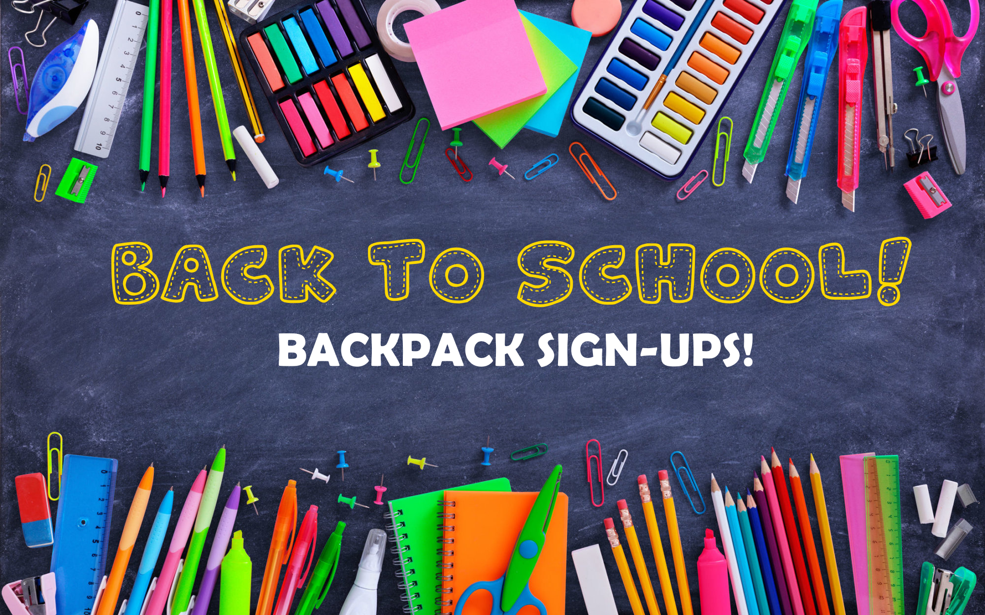 2021 Back to School Backpack Sign-ups!